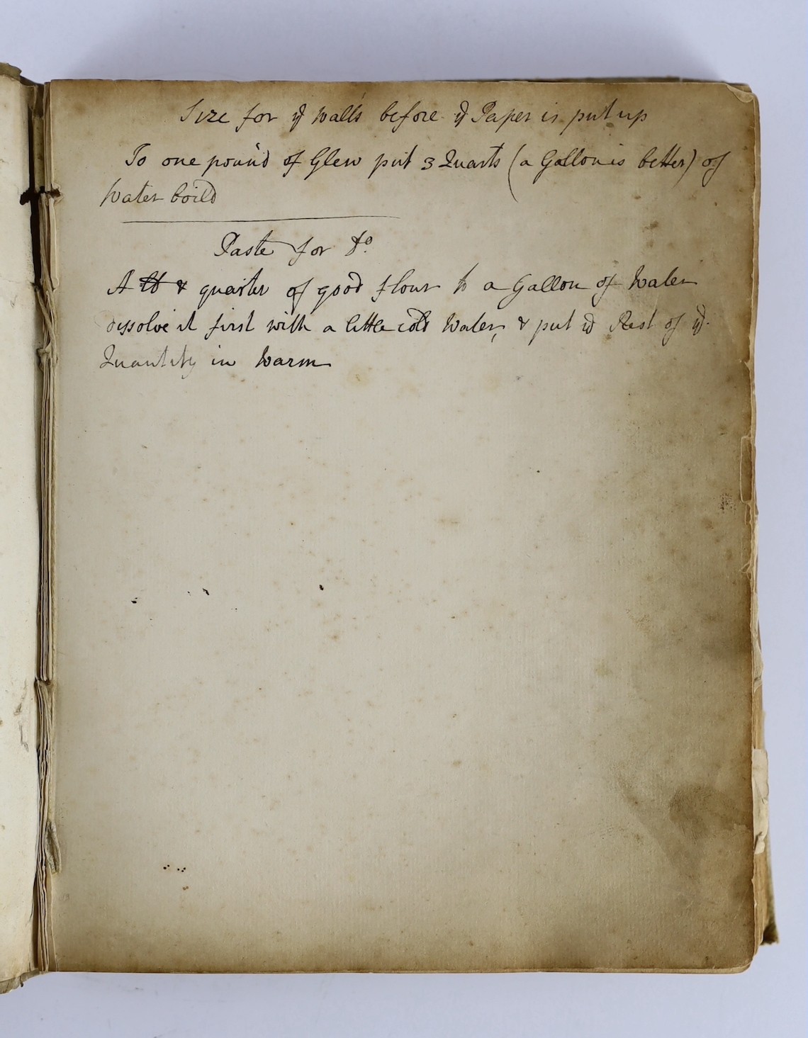 Manuscript Cookery Book of Lady Anne Blencowe